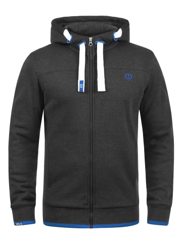 !SOLID Kapuzensweatjacke SDBenjaminZip Sweatjacke in Mittelgrau