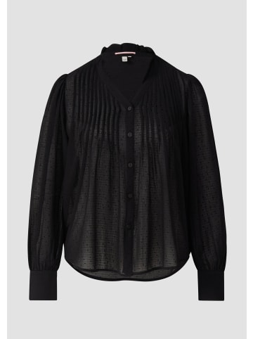QS Bluse in 99B1_schwarz