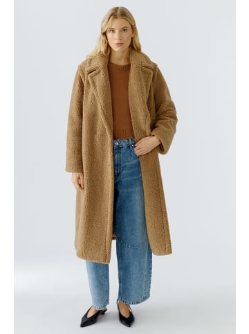 Oui Wintermantel in camel