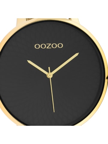 Oozoo Analog-Armbanduhr Oozoo Timepieces gold extra groß (ca. 48mm)