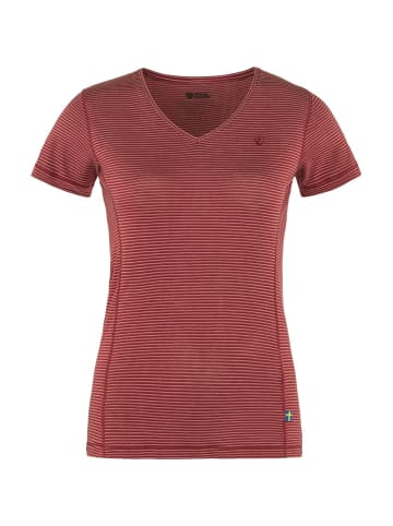 FJÄLLRÄVEN T-Shirt Abisko Cool in Dunkelrot
