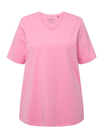 Ulla Popken Shirt in hell pink