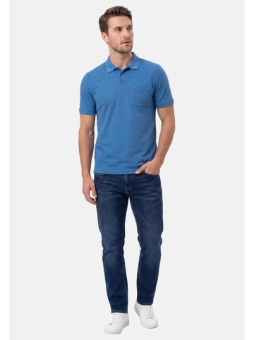 Ragman Poloshirt Basic in Aqua