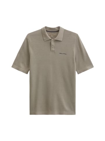 Marc O'Polo Strick-Poloshirt DFB Travel Collection in Frozen Taupe