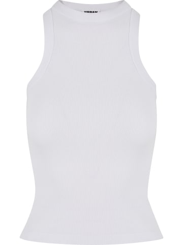 Urban Classics Urban Classics Damen Ladies Racer Back Rib Top in white