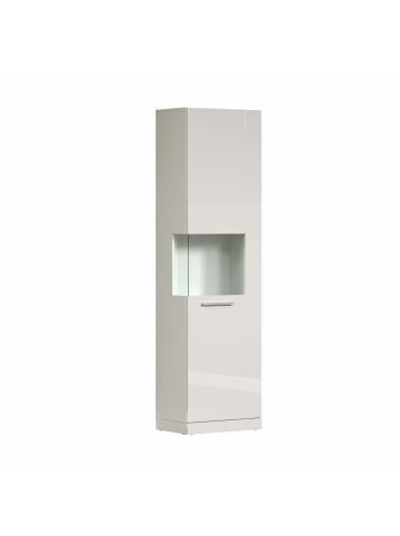 ebuy24 Vitrinenschrank GwendolynRock Weiß 52 x 34 cm