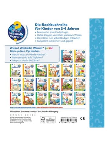 Ravensburger Sachbuch Zähne putzen, Pipi machen in Mehrfarbig