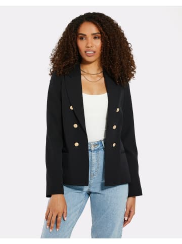 Threadbare Blazer THB Corporal Military Button Blazer in Schwarz