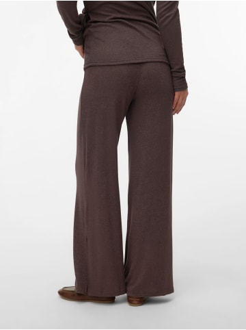 mama licious Hose mit weitem Beinschnitt in Chocolate Brown 1