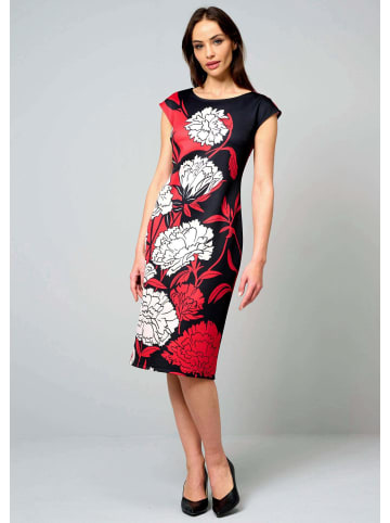 Alba Moda Jerseykleid aus angenehmer Scubaware in schwarz