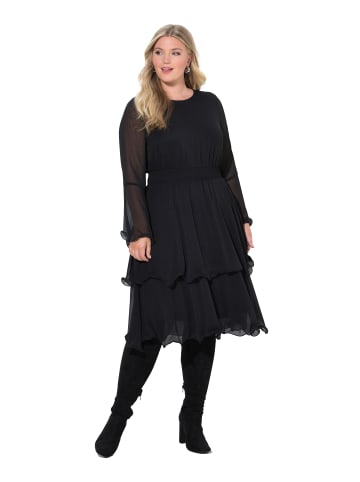 MIAMODA Midikleid in schwarz