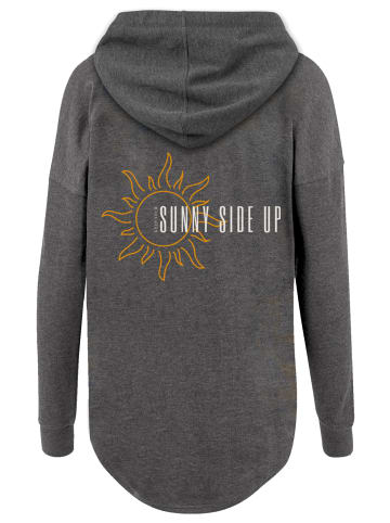 F4NT4STIC Oversized Hoodie Sunny side up in charcoal