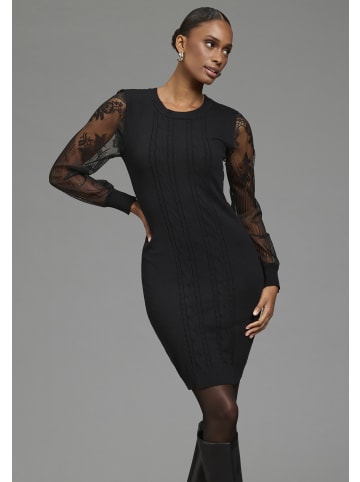 Laura Scott Strickkleid in schwarz