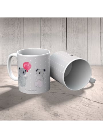 Mr. & Mrs. Panda Kakaotasse Koala Luftballon ohne Spruch in Grau Pastell