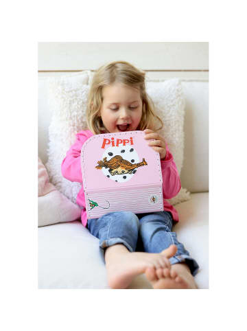 Pippi Langstrumpf Koffer Spiel in rosa/pink
