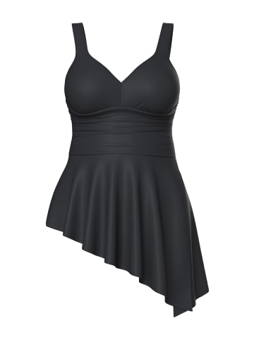 Ulla Popken Badeanzug in schwarz