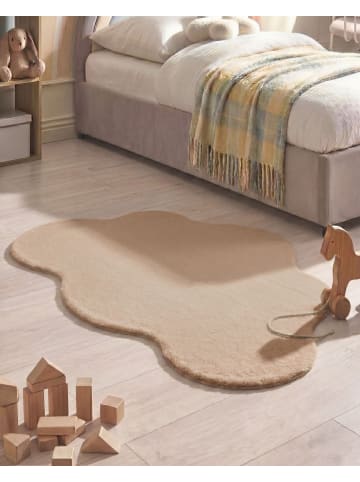 Beliani Schaffell PARSON in Beige - (W) 120 x (L) 80 cm