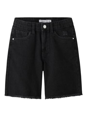 name it Jeansshorts in Black Denim