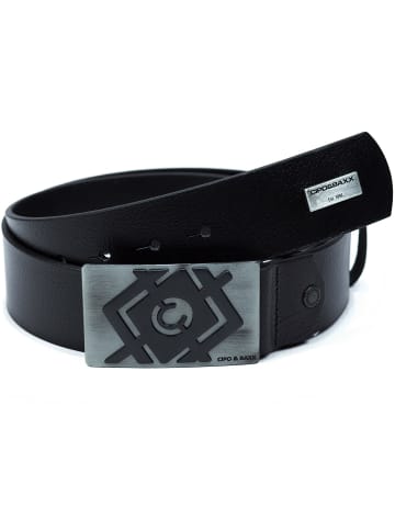 Cipo & Baxx Cipo & Baxx Herren Gürtel C44856 Black 110cm x 4,8cm