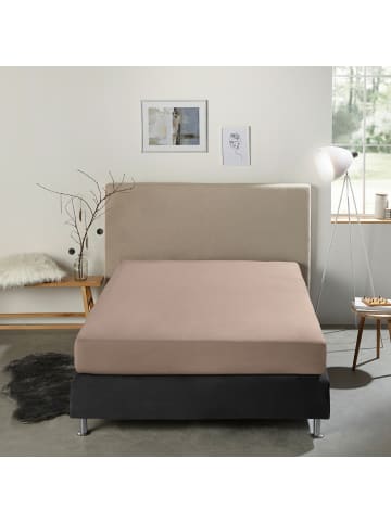 REDBEST Boxspring-Spannbettlaken Denver in taupe