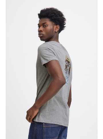 BLEND T-Shirts BHTee in Mittelgrau