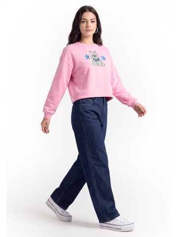 myMo Women Sweatshirt in Pink