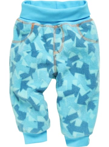 Playshoes Kinder Sweat Pants "Pumphose Fleece Camo Pfeile" in Blau