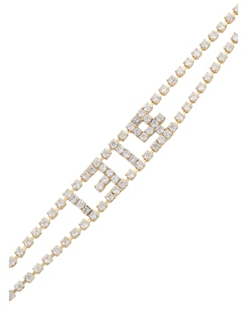 faina Women Bracelet With Rhinestones in Gold