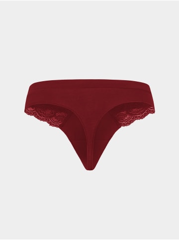 Erlich Textil  String GERTRUD in weinrot