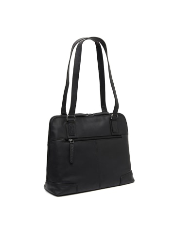The Chesterfield Brand Belgrado Schultertasche Leder 32 cm Laptopfach black