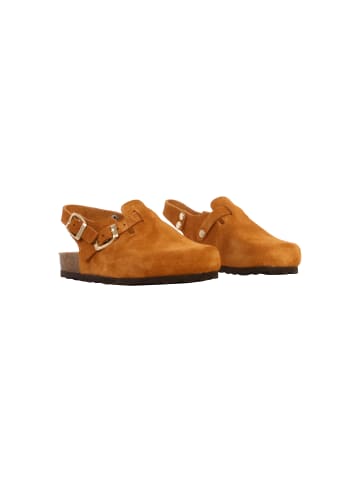 Divine Factory Lederpantolette Kind Noga Boreali BS Edge Braun