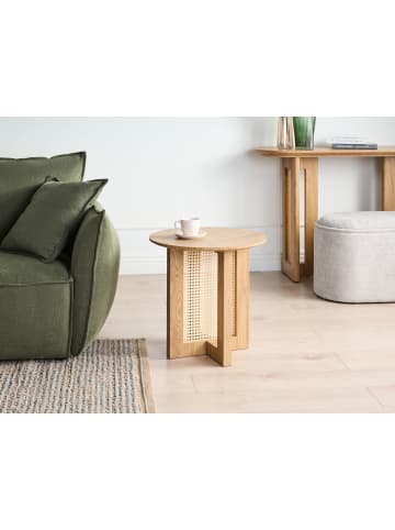 Beliani Beistelltisch KARLO in Braun - (W) 50 x (H) 50 x (L) 50 cm