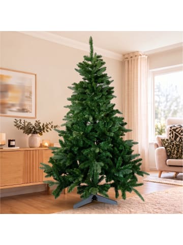 relaxdays Künstlicher Weihnachtsbaum in Grün - 210 cm
