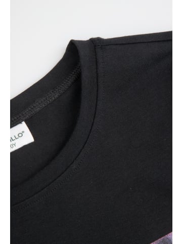 Coccodrillo T-shirt mit kurzen Ärmeln in schwarz