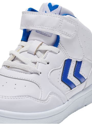 Hummel Klettverschluss Sneaker Camden High Lebensstil Kinder in WHITE/BLUE