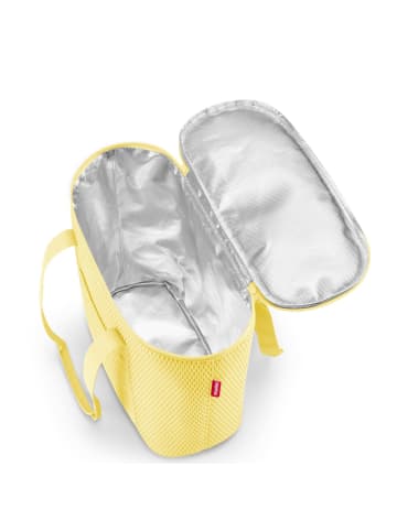 Reisenthel thermo shopper - Kühltasche 38 cm (twist powder blue) in mesh lemon