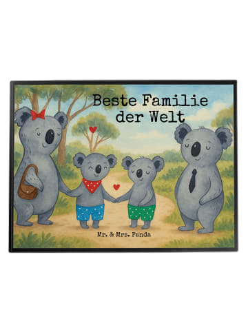 Mr. & Mrs. Panda Schreibunterlage Koala Familie zwei Design mit ... in Weiß