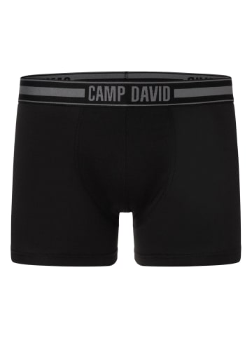 CAMP DAVID  Boxershort 2er Pack in Schwarz