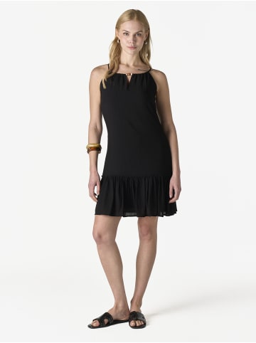 KOROSHI Kurzes Kleid mit Neckholderausschnitt in Schwarz