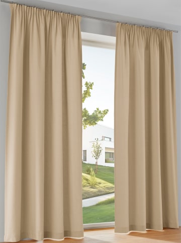 Heine Dekoschal in beige