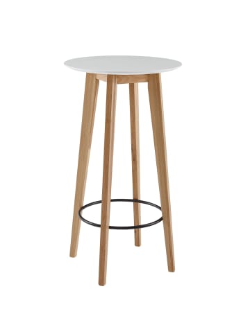 KADIMA DESIGN Stehtisch | Weiß, 60x110x60cm, Skandinavisch, Bar