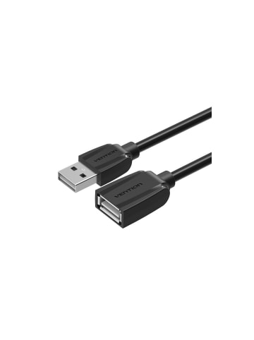 Vention Verlängerungskabel USB 2.0 Stecker auf Buchse 3 Meter in Schwarz