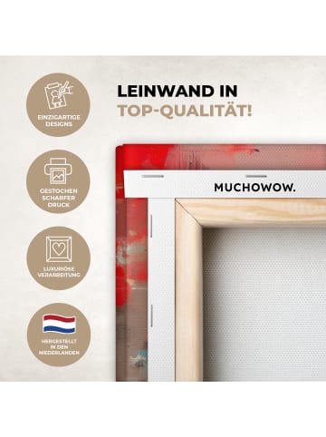 MuchoWow Leinwand bilder Silhouette Liebe (BxH)