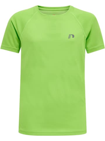 Newline Newline T-Shirt Kids Core Laufen Unisex Kinder Atmungsaktiv in GREEN FLASH