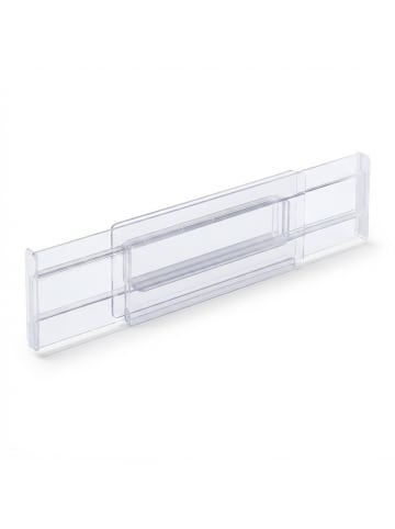 relaxdays 4 x Schubladentrenner in Transparent