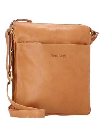 Greenland Nature Umhängetasche Leder 28 cm mandarine