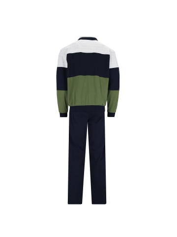 hajo Trainingsanzug in Schwarz/Weiß/Grün