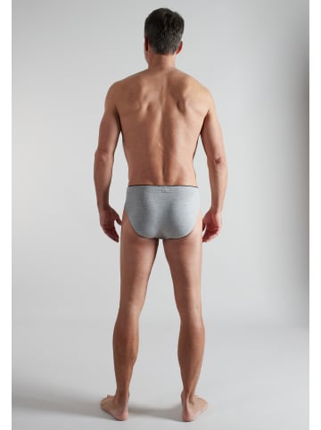 Götzburg Slip 2Er Pack X-Lastic in grau-dunkel-melange
