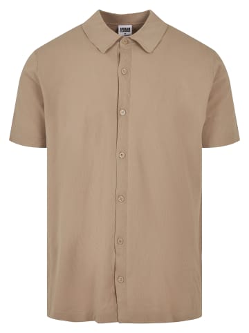 Urban Classics Short Sleeve Shirt in unionbeige