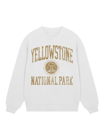 F4NT4STIC Sweatshirt US National Parks Yellowstone Wyoming in off-white